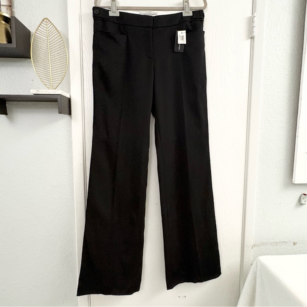 Stella McCartney Black Wool Wide Leg
Trousers Size 44 NWT